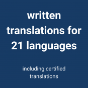 written translations certified translations